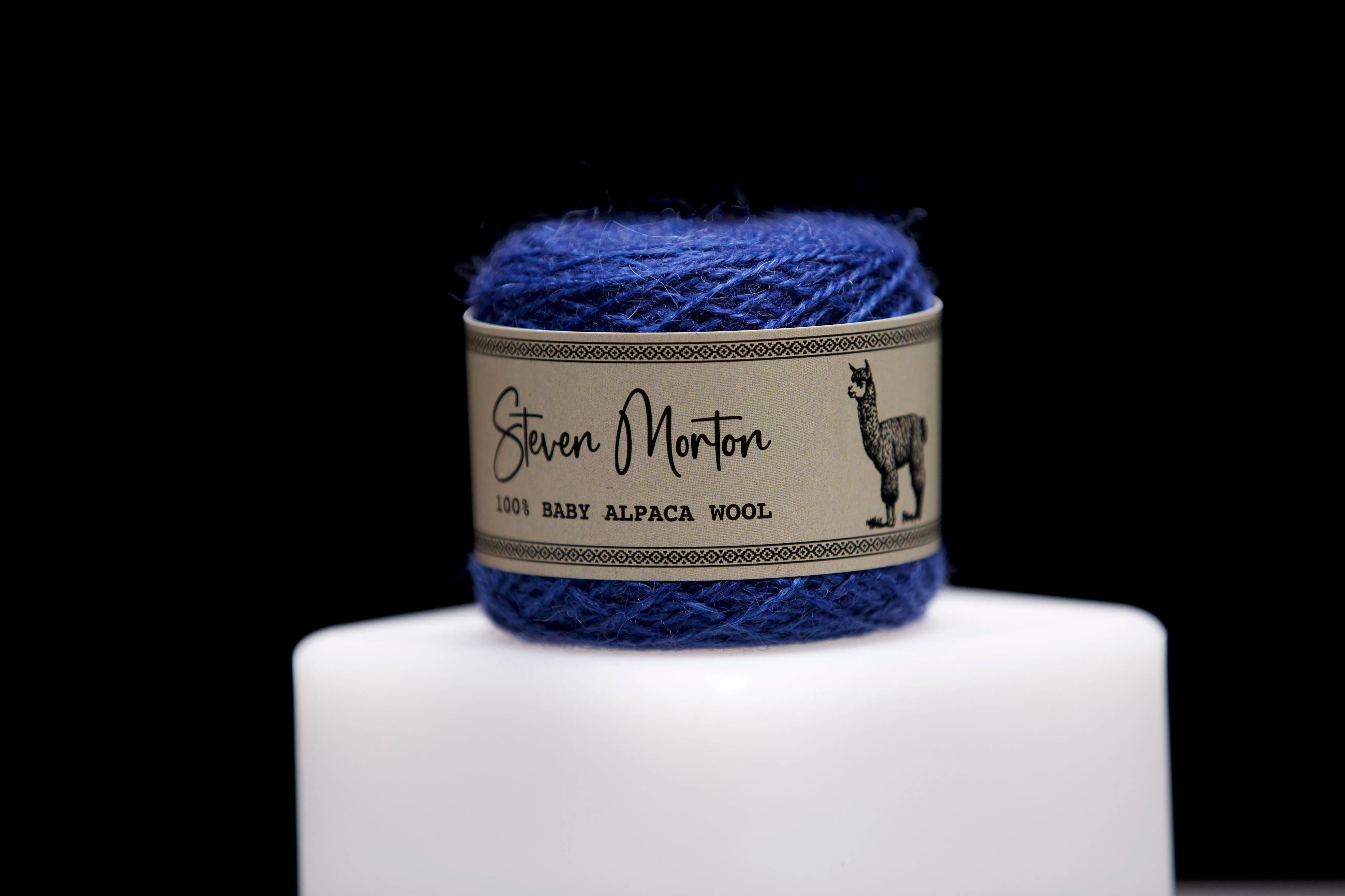 Baby Alpaca Yarn - Blue (set of 3)