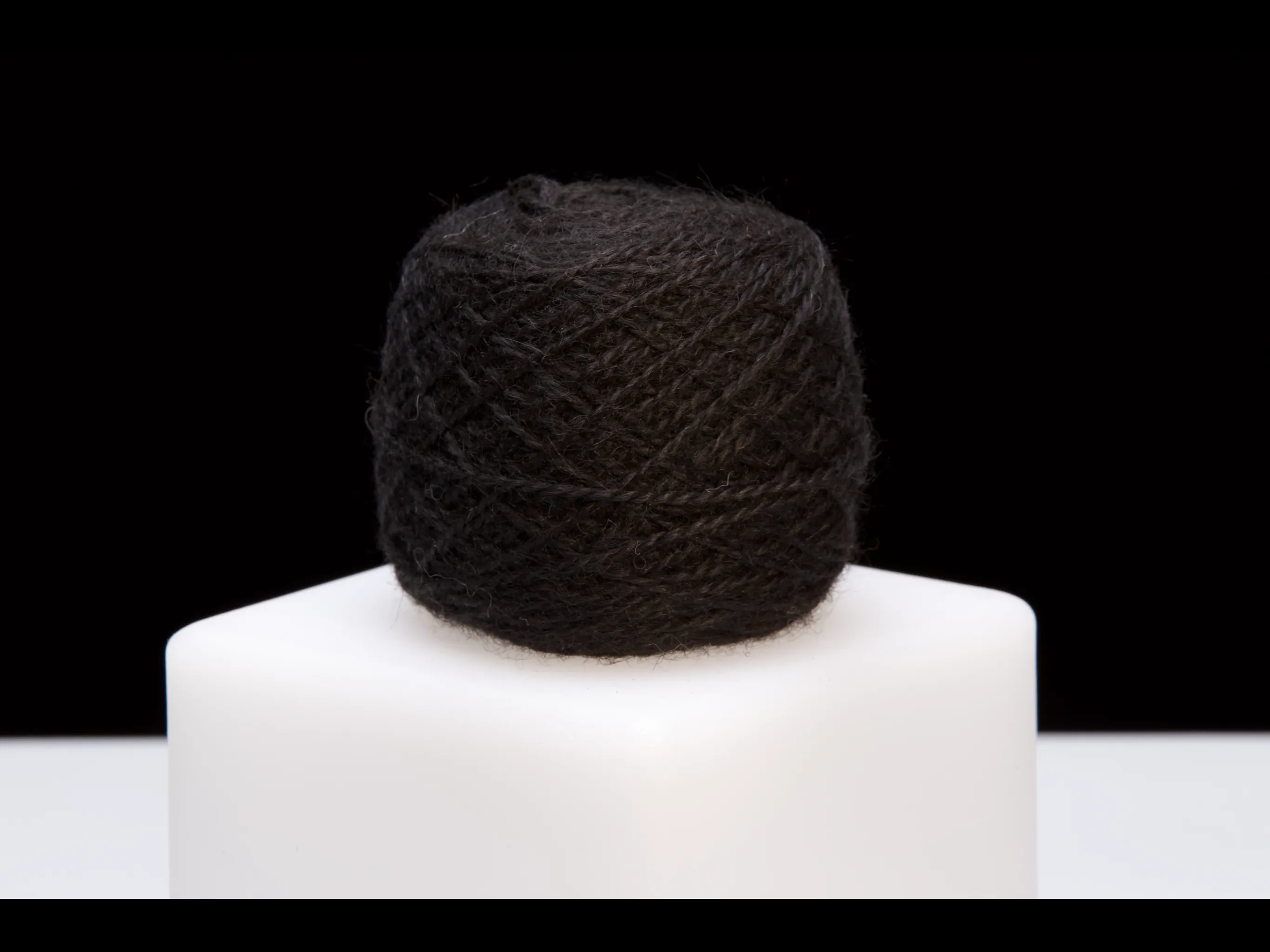 Baby Alpaca Yarn - Natural Black - (Set of 3)