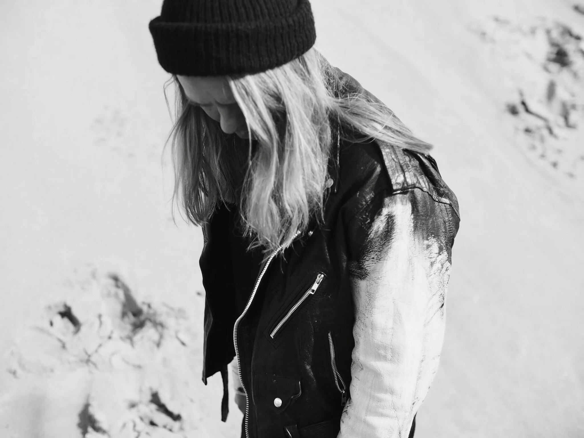 Black WWOOLLFF CO. Beanie