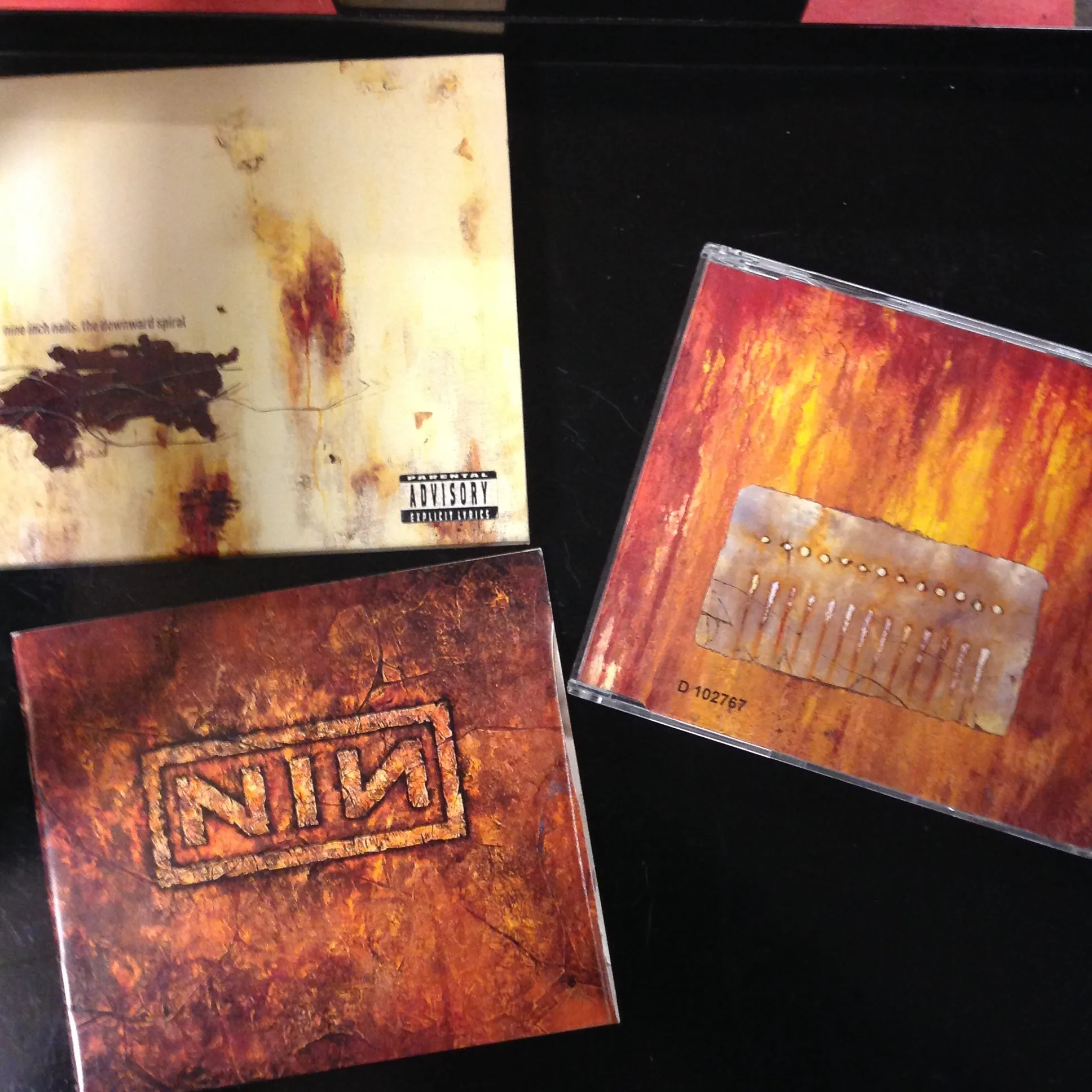 CD NIN Nine Inch Nails: The Downward Spiral 7 92346-2 halo eight