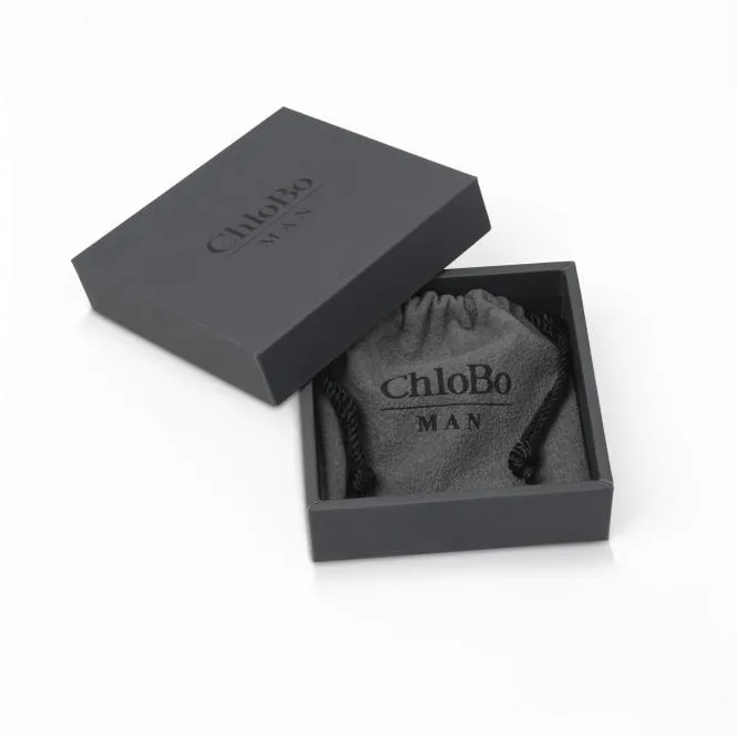CHLOBO Men's Black Lava Principal Bracelet