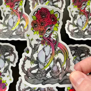 Flora Holographic Sticker