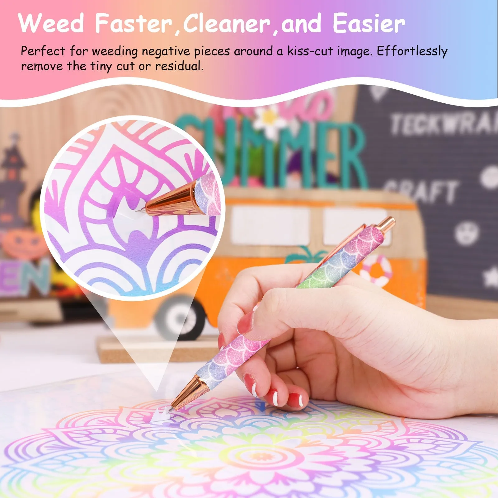 Mermaid weeding pen