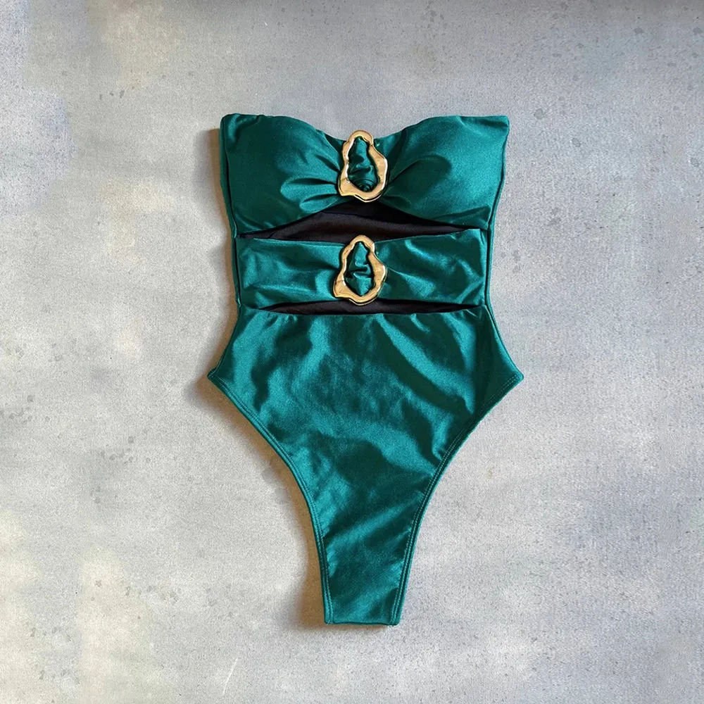 One Piece Tube  Swimsuit