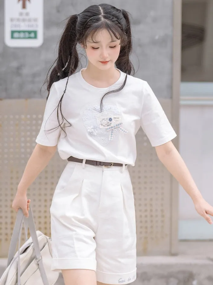 Summer Short Check T-Shirt
