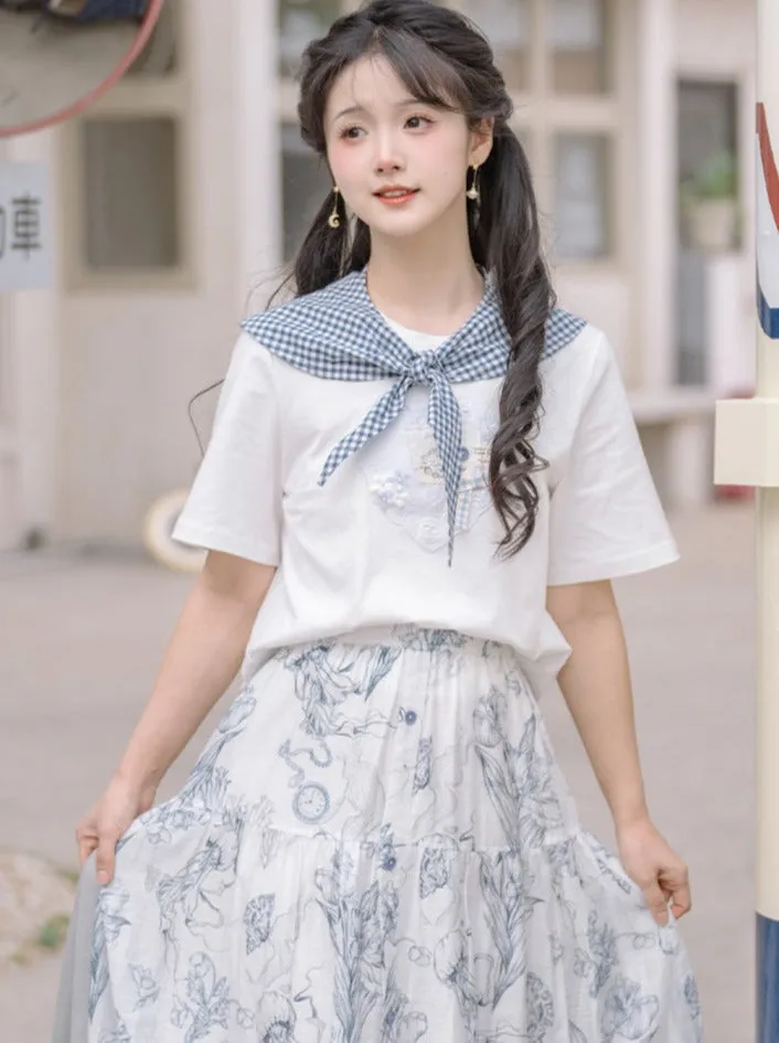Summer Short Check T-Shirt