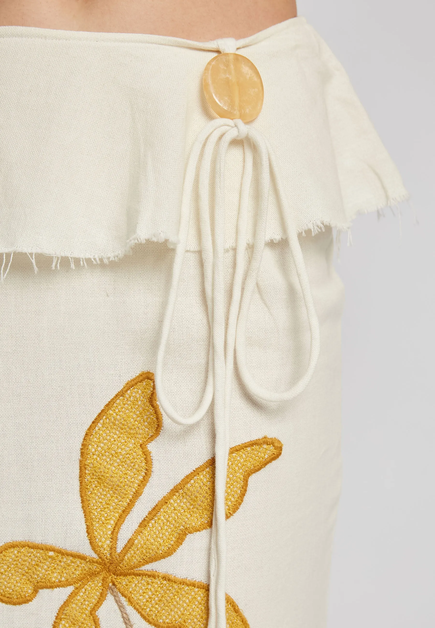 Surf White Skirt