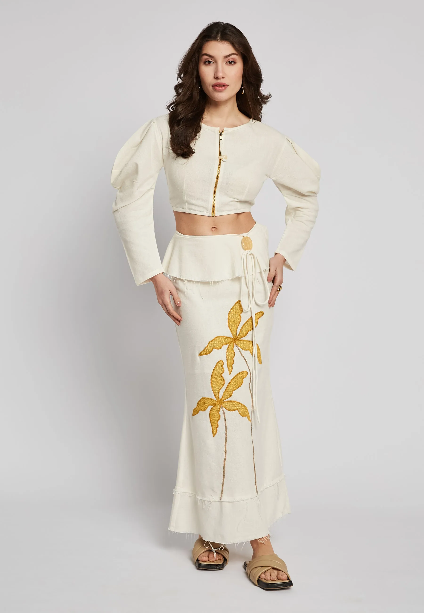 Surf White Skirt