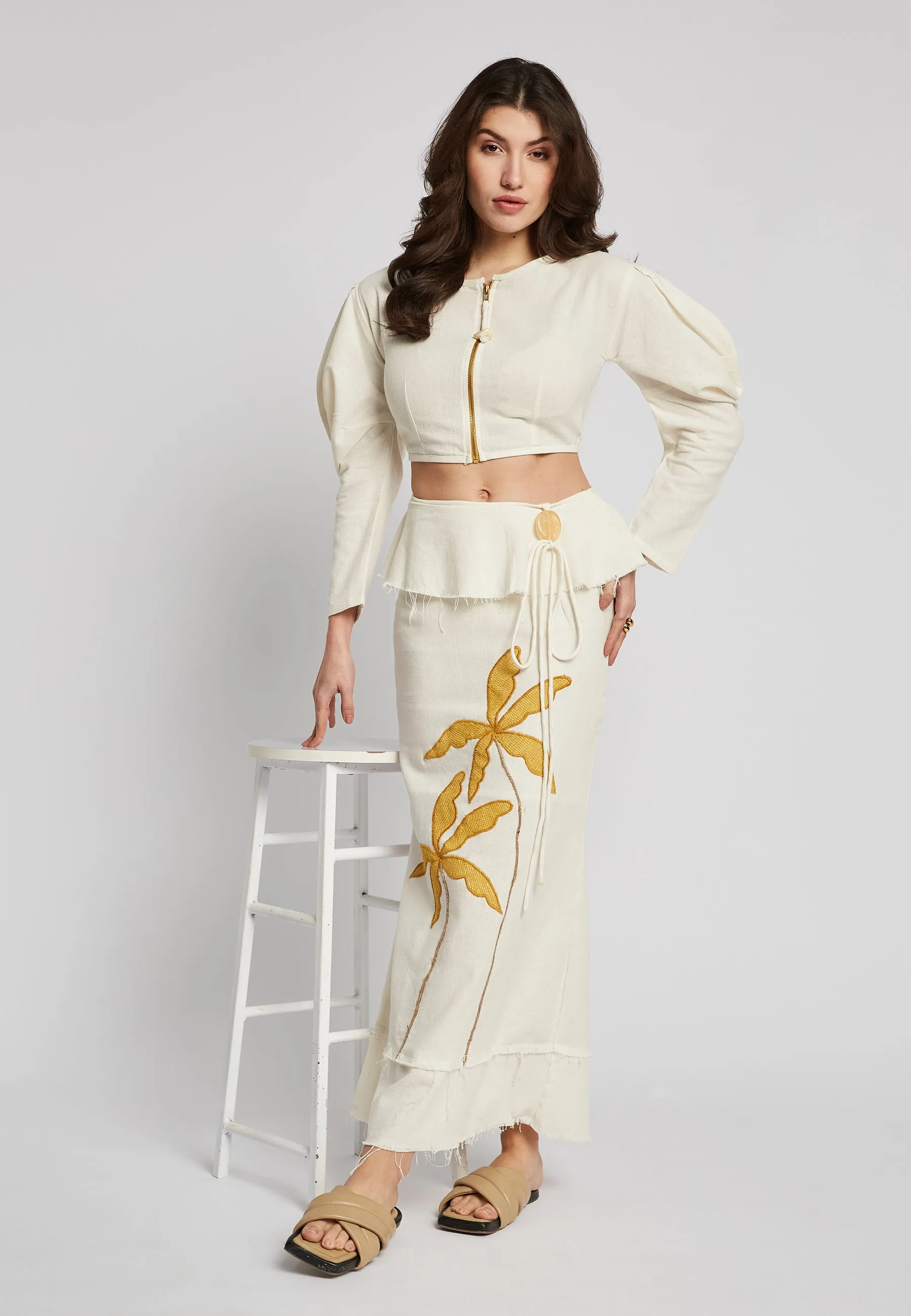 Surf White Skirt