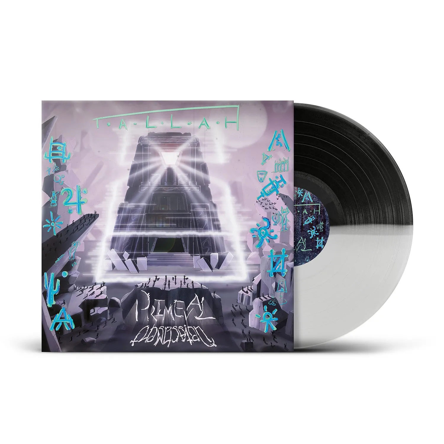 Tallah "Primeval: Obsession // Detachment" Black / White Split Vinyl & Download - PRE-ORDER