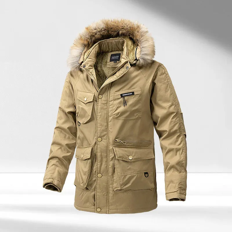 Veloria™ Men's Hooded Winter Jacket