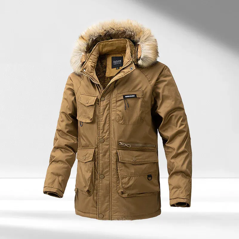 Veloria™ Men's Hooded Winter Jacket