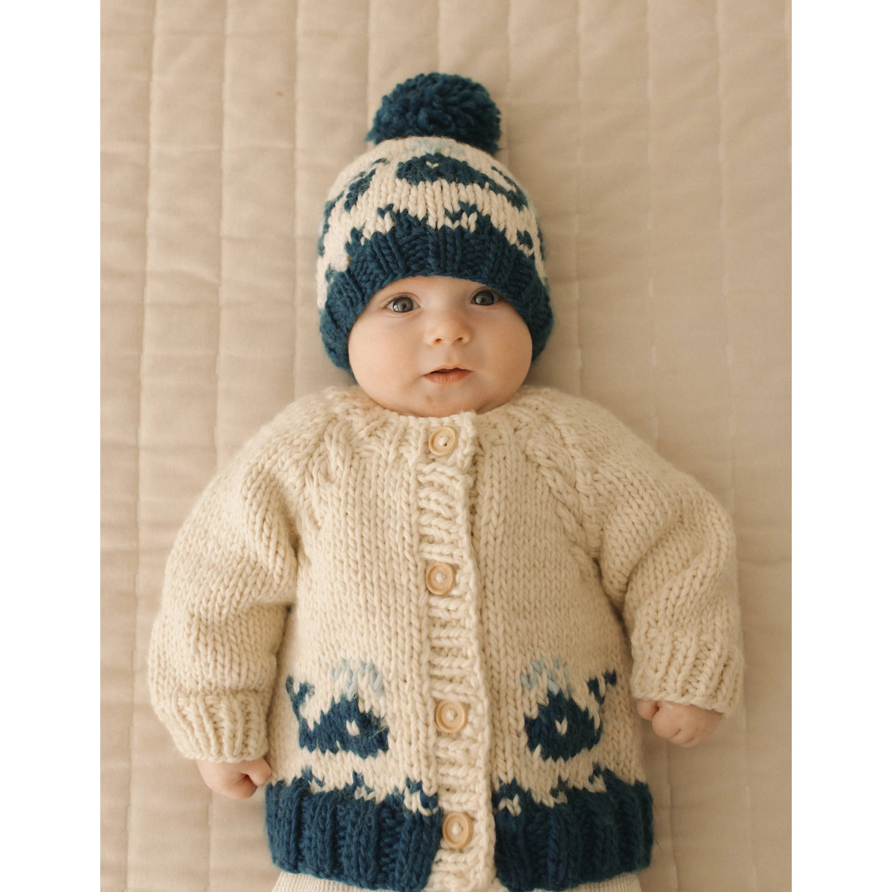 Whale Knitted Beanie Hat