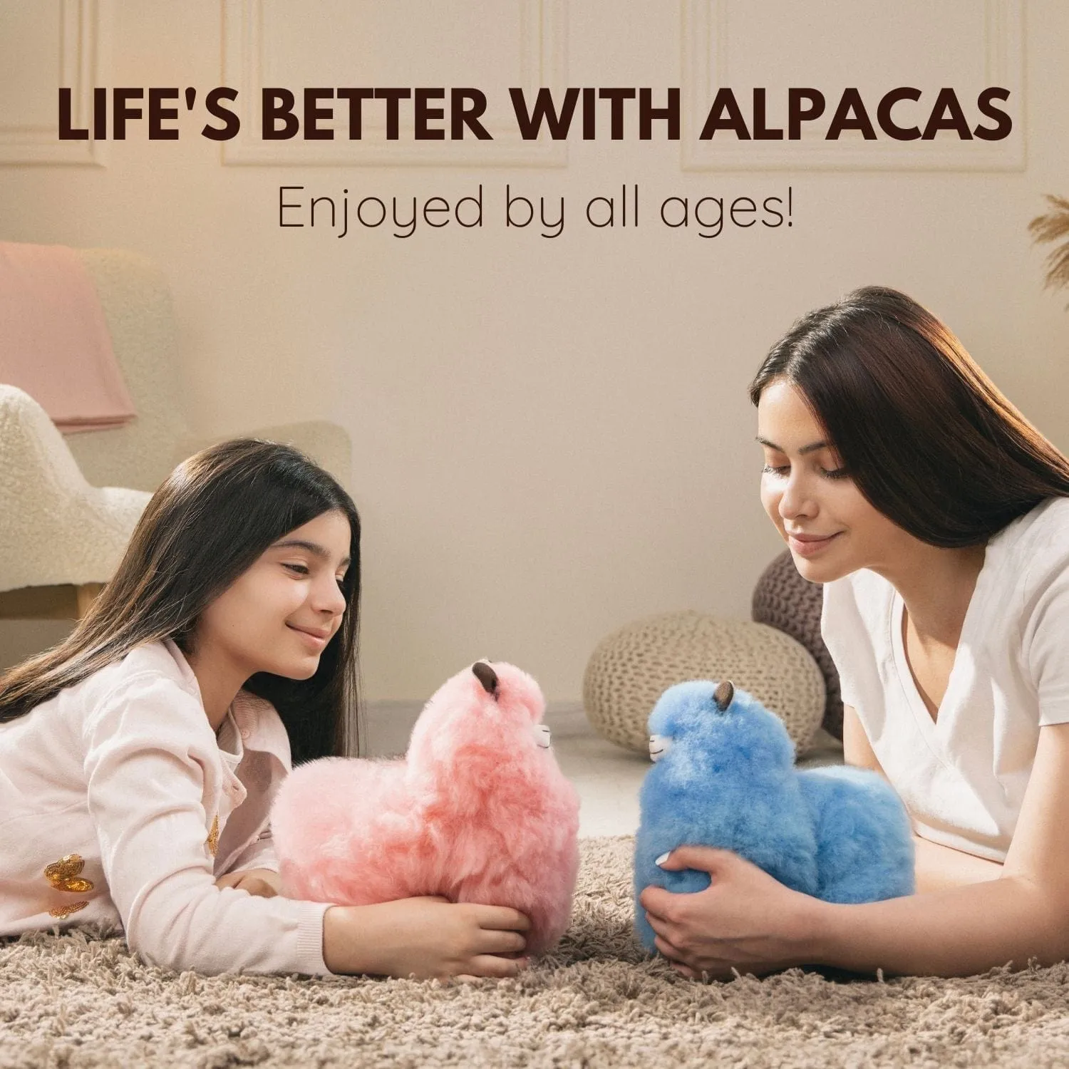 Wool Fluffy - Alpaca Stuffed Animal