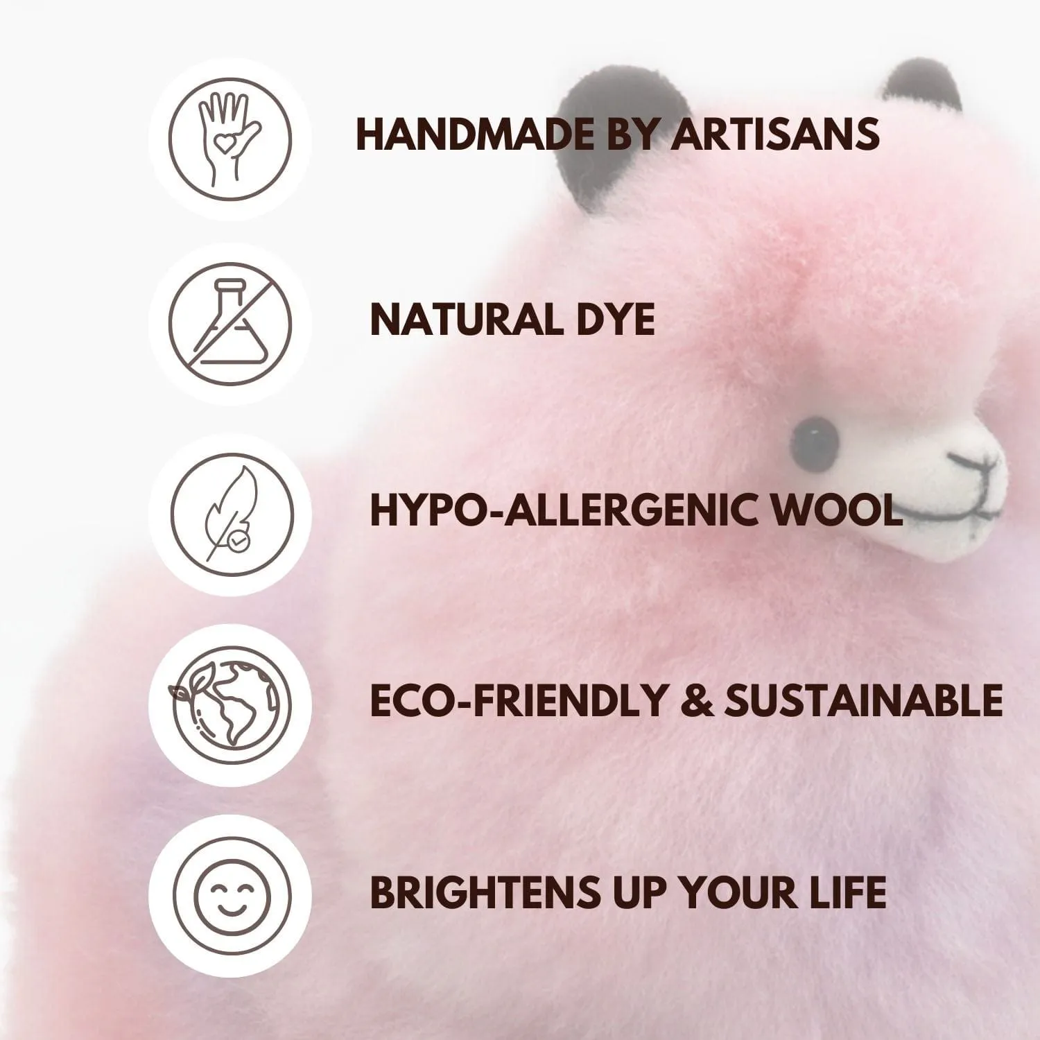 Wool Fluffy - Alpaca Stuffed Animal