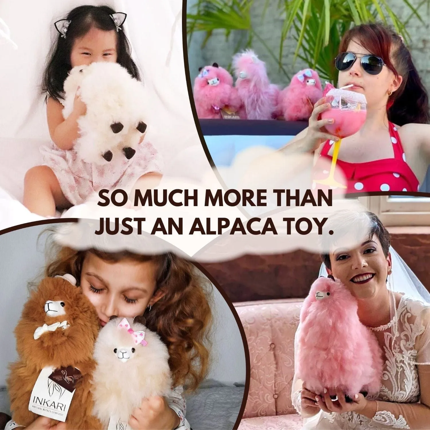 Wool Fluffy - Alpaca Stuffed Animal